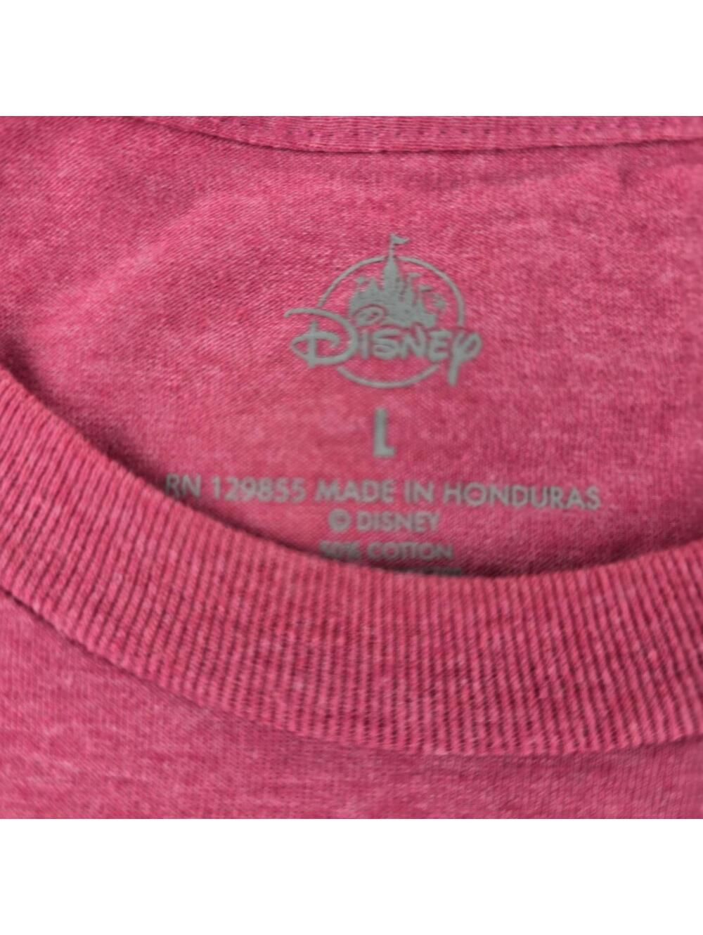Walt Disney World Florida Pink T-Shirt with Mickey Ear Hat Design Size Large - Picture 6 of 7